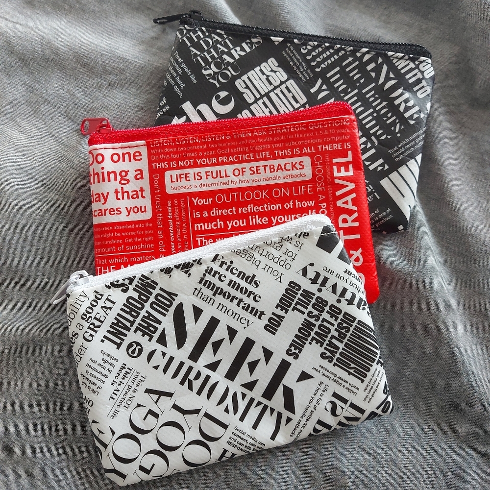 Lululemon gift card pouch bag x 3